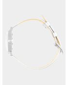 Orologio da donna in argento da donna in pelle anni '50