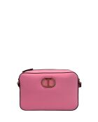 Rosafarbene Schultertasche Prism - 37x30x10 cm