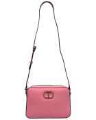 Rosafarbene Schultertasche Prism - 37x30x10 cm