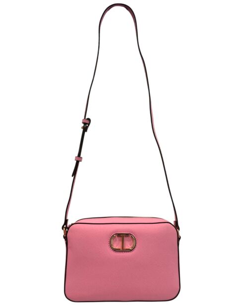 Rosafarbene Schultertasche Prism - 37x30x10 cm