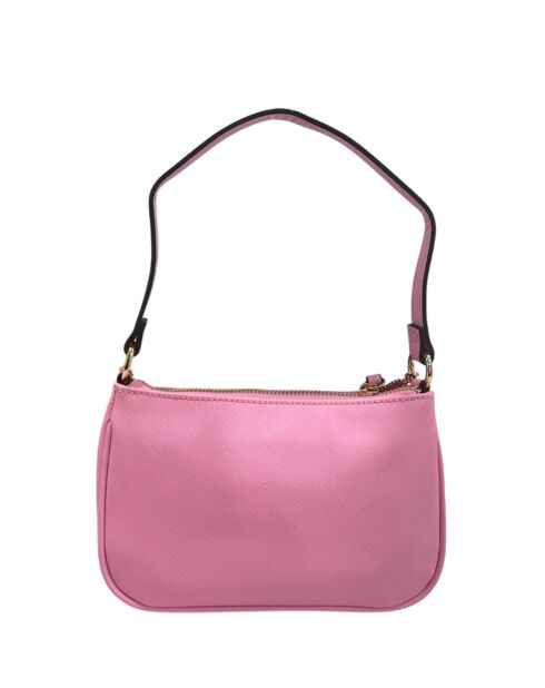 Rosafarbene Schultertasche Prism - 37x30x10 cm