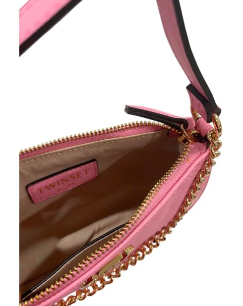 Rosafarbene Schultertasche Prism - 37x30x10 cm