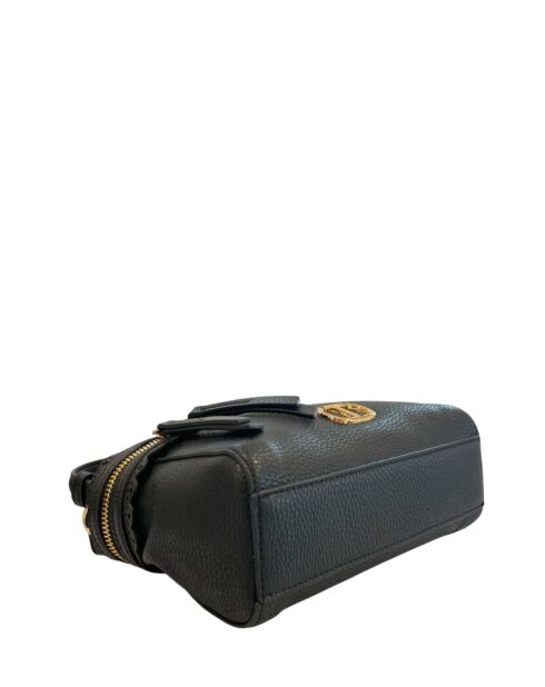 Schwarze Handtasche - 37x30x10 cm