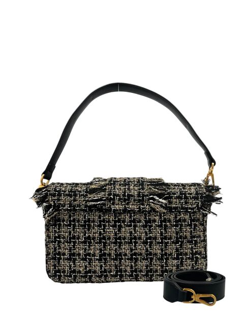 Sac à épaule noir - 37x30x10 cm