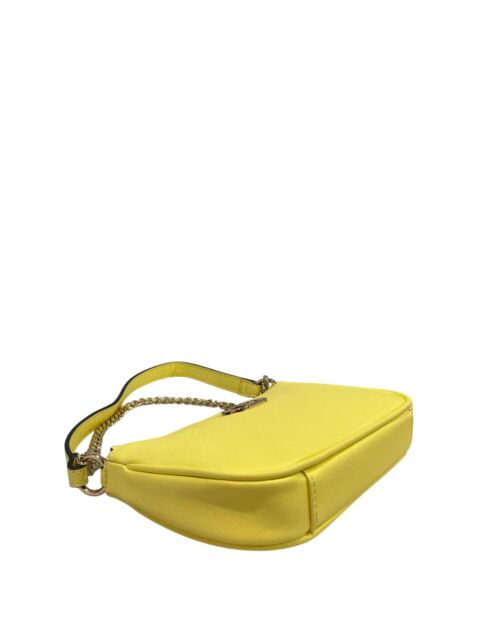 Leichte Zitronenfarbene Schultertasche - 37x30x10 cm