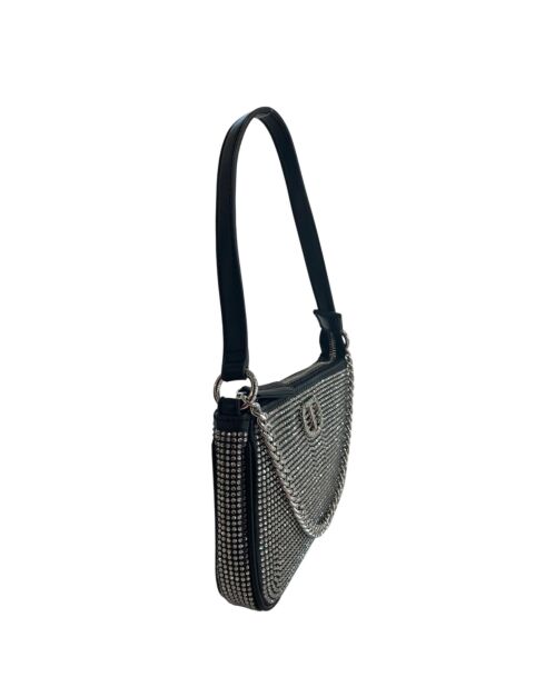 Sac à bandoulière noir - 37x30x10 cm