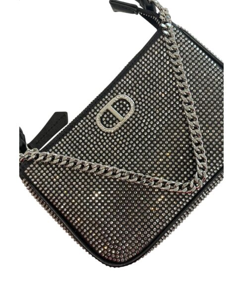 Sac à bandoulière noir - 37x30x10 cm