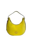 Leichte Zitronenfarbene Schultertasche - 37x30x10 cm