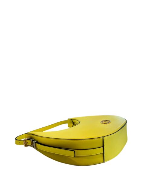Leichte Zitronenfarbene Schultertasche - 37x30x10 cm