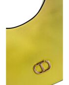 Leichte Zitronenfarbene Schultertasche - 37x30x10 cm