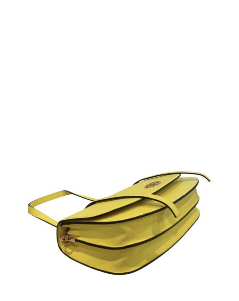 Leichte Zitronenfarbene Schultertasche - 37x30x10 cm