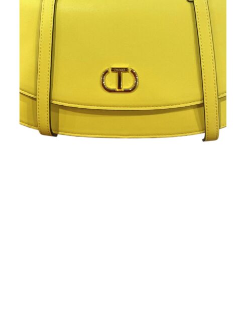 Leichte Zitronenfarbene Schultertasche - 37x30x10 cm