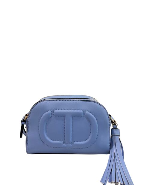 Sac à épaule blue chalcedonie - 37x30x10 cm