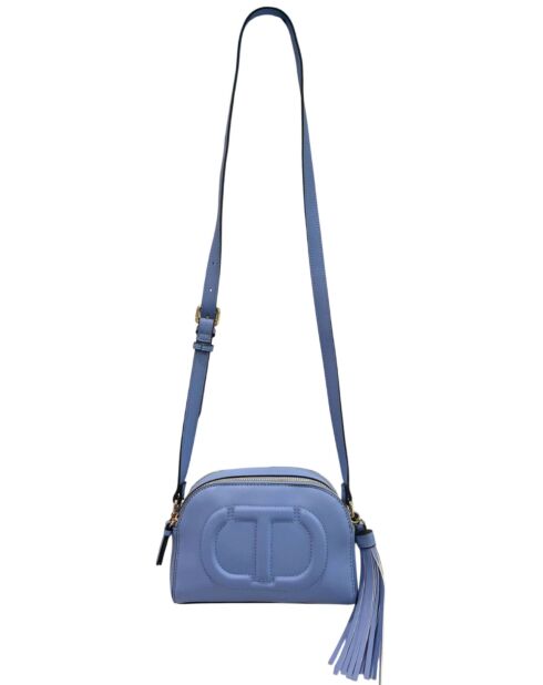 Sac à épaule blue chalcedonie - 37x30x10 cm