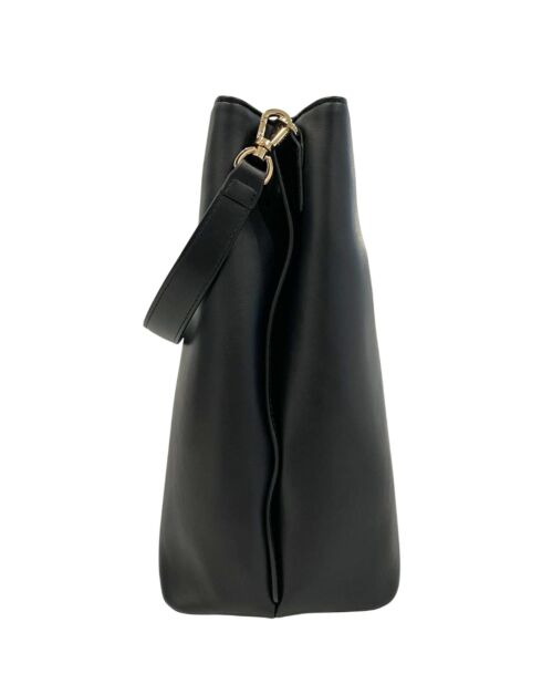 Schwarze Schultertasche - 40x30x30 cm