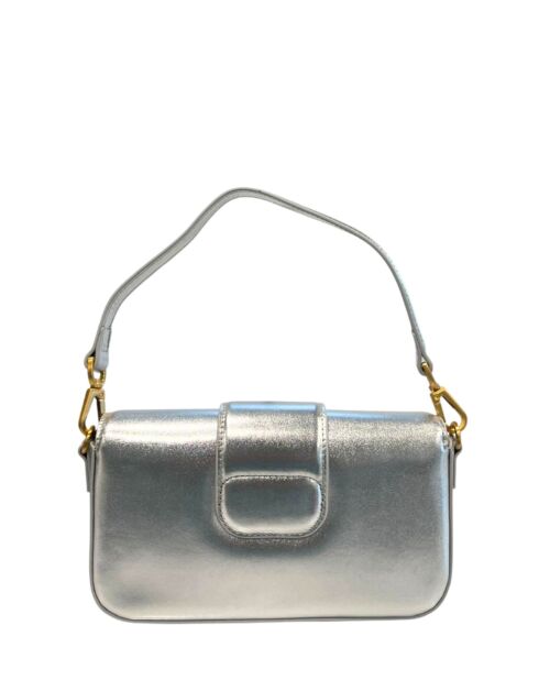 Bandolera plateada - 37x30x10 cm