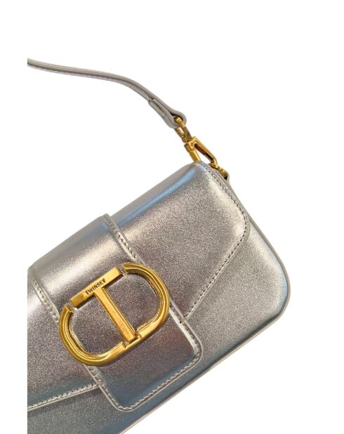 Bandolera plateada - 37x30x10 cm