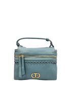 Sac à main blue chalcedonie - 37x30x10 cm