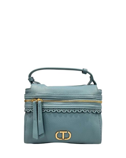 Sac à main blue chalcedonie - 37x30x10 cm