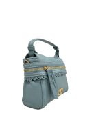 Sac à main blue chalcedonie - 37x30x10 cm