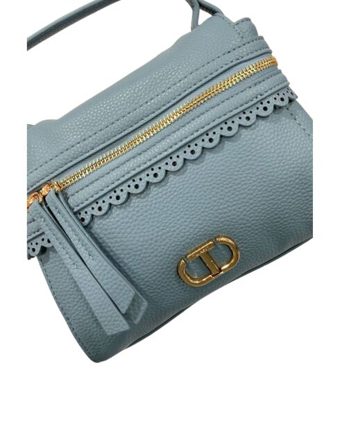 Sac à main blue chalcedonie - 37x30x10 cm