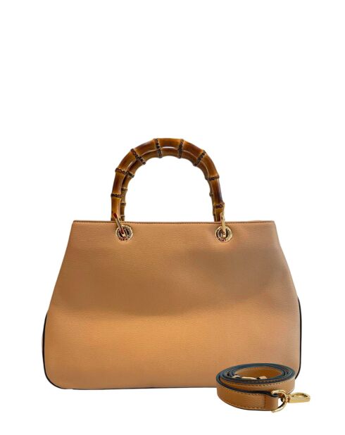 Haselnuss-Handtasche - 40x30x30 cm