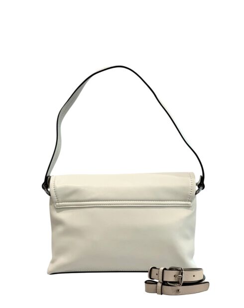 Bianco Ottico Schultertasche - 37x30x10 cm
