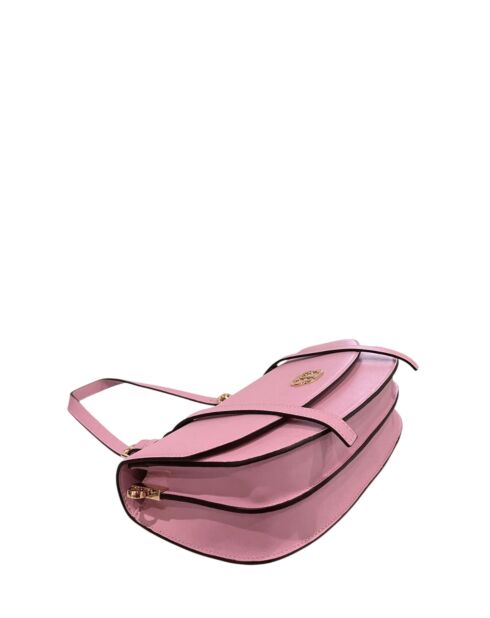 Rosafarbene Schultertasche Prism - 37x30x10 cm