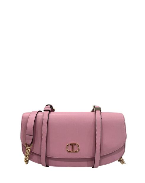 Rosafarbene Schultertasche Prism - 37x30x10 cm