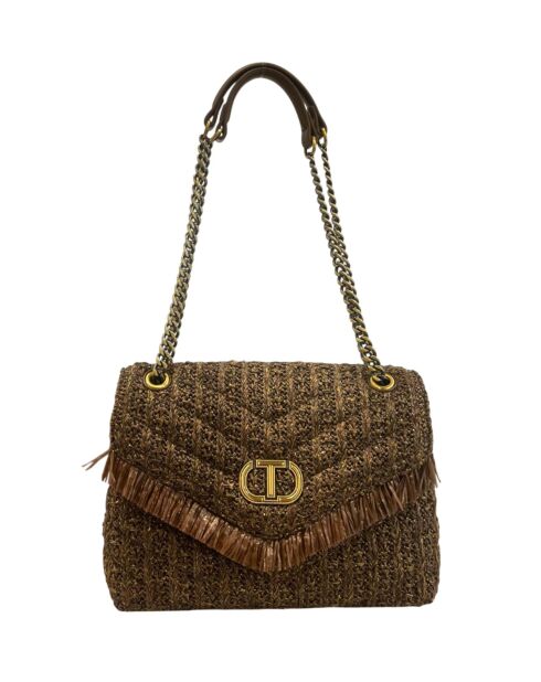 Sac bandoulière brown sugar - 37x30x10 cm