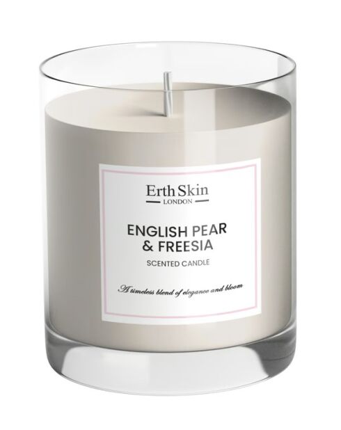 Candela profumata alla pera inglese e fresia