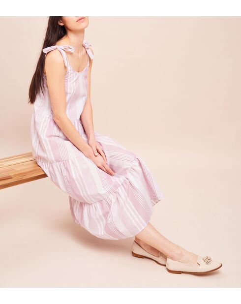 Langes Nachthemd Bungalow mit weißen und schwarzen Johannisbeeren