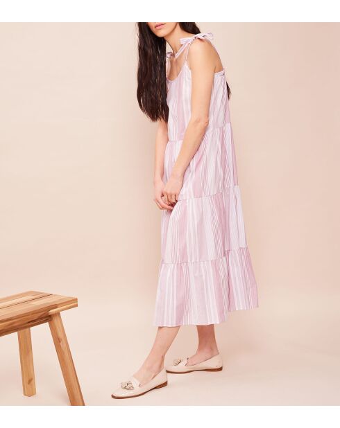 Langes Nachthemd Bungalow mit weißen und schwarzen Johannisbeeren