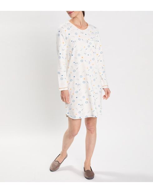 Céleste ecru nachthemd