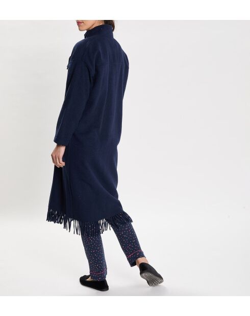 Veste en Laine mélangée Foehn bleu marine