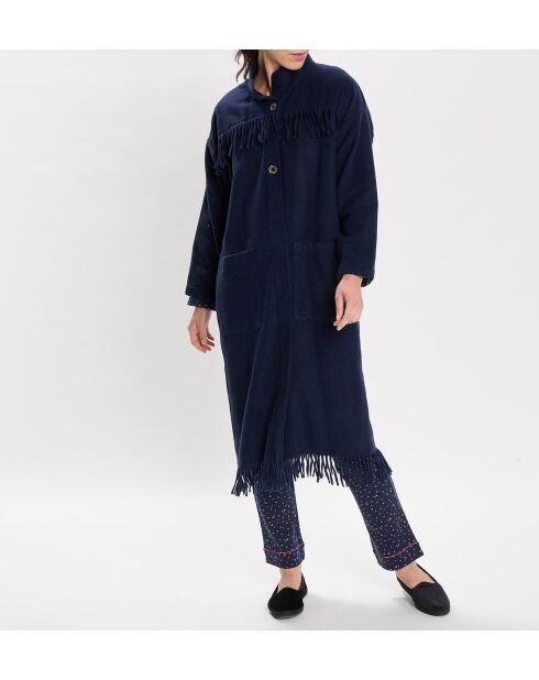 Veste en Laine mélangée Foehn bleu marine