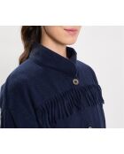 Veste en Laine mélangée Foehn bleu marine