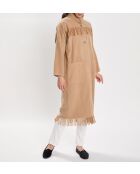 Giacca Foehn beige in misto lana