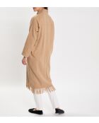 Giacca Foehn beige in misto lana