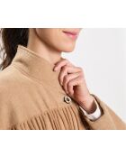 Giacca Foehn beige in misto lana