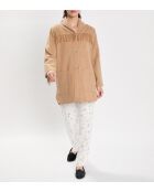 Giacca Foehn beige in misto lana