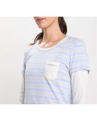 Chemise de nuit Hygge bleu ciel