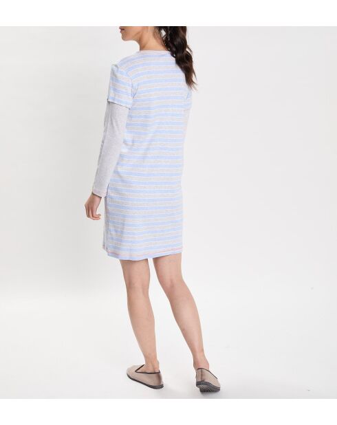 Hygge hemelsblauw nachthemd