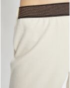 Pantalón de rímel blanco roto