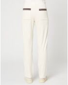 Pantalón de rímel blanco roto