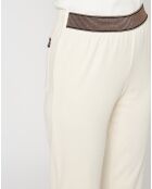 Pantalón de rímel blanco roto