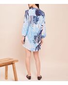 Liquette courte Paradise bleue