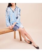 Liquette courte Paradise bleue