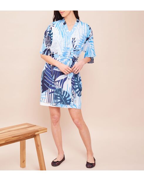 Paradijsblauwe kimono