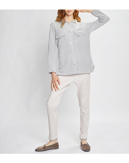 Romeo Pyjama meliergrau/mehrfarbig